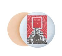 Chinese Red Education Propaganda Thoughts Air Cushion Makeup Foundation Sponge Powder Puff