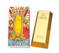 Chinese Red Envelope, Gold Brick Red Envelope | Red Chinese Envelope for Money - Gold Brick Cash Envelope for 2024 Dragon Lunar, Birthday, Red