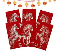 Chinese Red Envelopes | 2026 Good Gold Leaf Print | Chinese Red Envelopes For Any Occasion | For Wedding Party Decorations And Events For Kids Adults And Family