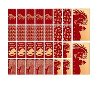 Chinese Red Envelopes - 2026 New Year Cute Horse Package - 30 Pieces Red Money Envelopes For Cash,For New Year Celebration, Home Warming, Birthday, Wedding, Party, Men, Women and Ki