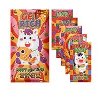 Chinese Red Envelopes,Traditional Embossed Foil Foil 2026 | Hong Bao Red Envelopes For The Year Of The Horse | For Adults, Family, Children, Neighbors, Home, Community, Meeting and Party