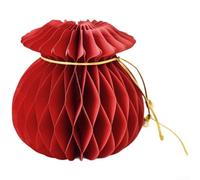 Chinese Red Money Envelopes Spring Festival Lucky Bag with Snake Design for 2026 New Year Decoration Gift Holder 15 x 15 cm (A)