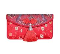 Chinese Red Package Set - Oversized Traditional Cash Envelopes, Tassel Decoration Design, Elegant Gift Presentation Details | Home Oldest Family Reunion Holiday Birthday Spring Festival