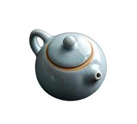 Chinese retro ceramic small teapot, household Ru kiln-Xishi teapot 50ml
