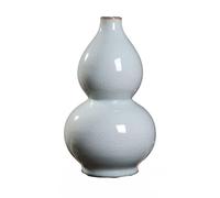Chinese Retro Ice Crack Glaze Ceramic Flower Vase Decorative Centerpiece for Living Room Flower Arrangements Elegant Home Decor (One Color E)