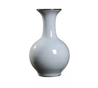 Chinese Retro Ice Crack Glaze Ceramic Flower Vase for Living Room Decor Elegant Centerpiece for Flower Arrangements Unique Home Accent (D) One Color C