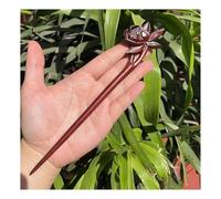 Chinese Retro Style Peach Wood Handmade Carved Hairpin Hollow Out Hair Stick Hairpin Women Hair Styling Tools(12)