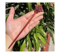Chinese Retro Style Peach Wood Handmade Carved Hairpin Hollow Out Hair Stick Hairpin Women Hair Styling Tools(13)