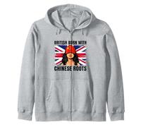 Chinese Roots British Born Girl Pride China Heritage Zip Hoodie