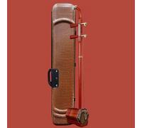 Chinese Rosewood Erhu, 2-String Violin Fiddle Musical Instrument with Free Accessories Suitable for Professional Players(Red-C)