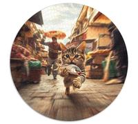 Chinese Rural Cat Jigsaw Puzzles for Adults Gifts 1000 Piece Challenging Games Home Decors Brainteasing Animal Jigsaw Puzzle for Women Men Adult 1000pcs (67.5x67.5cm)