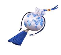 Chinese Sachet Bag with Tassels Drawstring Jewelry Gift Small Change Purse Embroidered Empty for Girl Drawstring Chinese Sachet