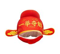 Chinese Scholar Hat,Good Fortune Dress Up Exam Cap,Cosplay Headwear for Men - for Performance Theater Dance Theme Party Adults Men Teenagers Celebration Festival