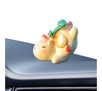 Chinese Sculpture, Small Pony Desk Accessory, Sturdy Polished, Miniature Charm, Artistic Design, Bedside Table Decoration for Living Room Party Bookshelf Holiday and Celebration