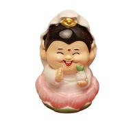 Chinese Sculpture Statue, Traditional Handcrafted Figure, Resin Decoration, Buddhist Art, Collection, Office Decoration, Shelf, Guanyin