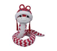 Chinese Serpent Plushei - Soft Zodiec Snake Toy, Cuddly New Year Celebration Plush | Red Snake Character Stuffed Animal, Good Luck Charm Shelf Ornament For Home, Decorative Plush For Festivals