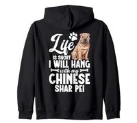 Chinese Shar Pei Owner Dog Owner Question Chinese Shar Pei Zip Hoodie