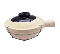 Chinese Single Handle Clay Pot (Wired) Earthen Pot for Clay Pot Rice and Stews 22cm
