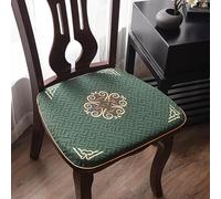 Chinese Sle Linen Chair Cush Non Slip & Washable Ties with Embroidered Pattern Ideal for Dining Room Kitchen Living Room Sofa Office Seating