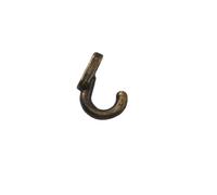 Chinese Small Single Hole zinc Alloy Coat Decorative Single Hook Extra Small mini Hook(B421-5-10pcs)