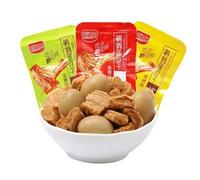 Chinese Snack Food Vacuum Packaged Tofu Multi-Flavored Quail Egg Bean Curd Cut Pieces (1000g, Three flavors are mixed)
