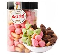 Chinese snack gifts Chinese snacks Chocolate strawberry matcha biscuits Mushroom biscuits Chinese casual snacks Desserts Ready-to-eat canned snacks 145g/can (Strawberry flavor)