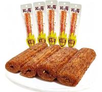Chinese snacks spicy strips latiao latios flame spicy strips, internet celebrity big gluten, spicy and spicy flavors, 10 packs in total, 65g/pack, spicy snacks