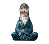 Chinese Snake Figurines - New Year of the Snake Statue Meditation Snake Sculpture | Zen Snake Figurine, Decoration for Wealth and Luck, Affi