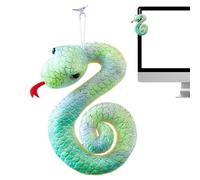 Chinese Snake Mascot Plush Toy Chinese Snake | Plush Animal Snake Year of Snake Mascot, Lucky Snake Plush Toy for Chinese New Year, Decoration