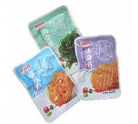 Chinese specialty spicy golden needle mushroom 5 packs, ready to eat when opened, spicy snacks, vegan, snack food, delicious snacks, nostalgic snacks, (Potatoes+lotus root slices+kelp,60 packs)