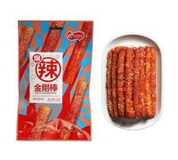 Chinese Spicy Latiao, Instant Spicy Bar Snack Gift Pack, Hot and Spicy Stick, Super Spicy Tongxin Stick, Devil Spicy Gluten, Healthy Vegetarian, Spicy Konjac Silk, Leisure Snack Gift Pack (1 bag)
