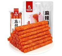 Chinese Spicy Strips180g/bag,spicy Big Sticks,red Oil Spicy Gluten,latiao Snacks,handmade Spicy Strips,Ready To Eat Latiao,Hunan Spicy Strips,delicious Chinese Snacks,Leisure Snack Gift Pack (10 bag)