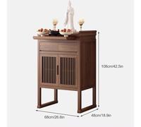 Chinese Style Altar Table, Vertical Offering Cabinet, Spiritual Space Decor, Home Decoration for Prayers, Divination, Worship, Meditation, Feng Shui, Zen Garden