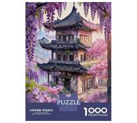 Chinese Style Ancient Building Jigsaw Puzzles for Adults Puzzle Game 1000 Jigsaws Educational Games for Adults Gifts 52x38cm/1000pcs