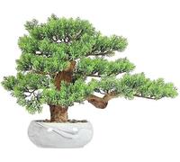 Chinese Style Artificial Pine Tree - Simulated Bonsai For Indoor Home, Office, Restaurant, Wine Cabinet Decoration - Small Elegant Ornaments