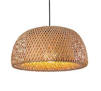Chinese Style Bamboo Chandelier Wicker Pendant Light Hand-Woven Lampshade E27 Screw Lighting Fixture Ceiling Hanging Bamboo Fixture Handmade Creative Farmhouse Restaurant Restaurant Living Room