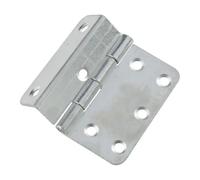 Chinese Style Bending Hinge Iron Three Folding Hinge 50mm Clip 11 Plate Iron Box Cabinet Wooden Box Mirror Cabinet h(1)