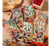 Chinese Style Blessing Words Horse Year Money Envelope, Blessing Words Color Printing Red Horse Year Money Envelope(Set 6)