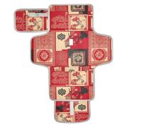 Chinese Style Elements Elegant Red Reusable Diaper Changing Pads with Tissue Pocket Baby Portable Changing pad for Girl & Boy cambiador de pa?ales para Bebes