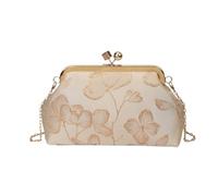 Chinese Style Embroidered Shoulder Bag Wedding PartyWomen Evening Clutch | Elegant Floral Embroidered Handbag Chinese Style Kiss-Lock Evening Purse