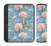 Chinese Style Fish Cactus 2 pcs car Trip Essentials Release Stress to Your Neck and Shoulders for Van forro para cinturon de seguridad