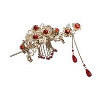 Chinese Style Hair Stick,Vintage Hair Chopsticks,Chinese Hanfu Hair Accessories For Women Vintage Pearls Wedding Hairpins Bridal Hair Sticks Retro Bridal Headwear
