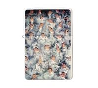 Chinese Style Lighter Case Compatible with Zippo, Replaceable Design, Size 3.6cm x 1.2cm x 5cm, for 2024 Celebration, Durable Housing for Lighter