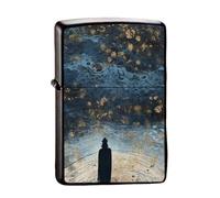 Chinese Style Lighter Case for Zippo, 2 Pcs, Replaceable Insert Compatible Size 3.6cm x 1.2cm x 5cm, for 2024 Year of The Dragon