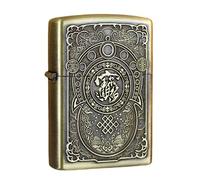 Chinese Style Lighter for 2025 New Year Gifts, Zippo-Compatible Case, Replaceable Insert Size 3.6cm x 1.2cm x 5cm, Unique Design for Collectors and Celebration