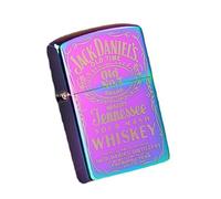 Chinese Style Lighter of The Gifts，Replaceable for Zippo (Only Case), Compatible Insert Size 3.6cm * 1.2cm * 5cm，Lighter Housing (Purple)
