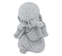 Chinese Style Little Monk Resin Buddha Statue for Home Decoration with Fine Detailing and Material Suitable for Various Indoor Spaces (Not Look)