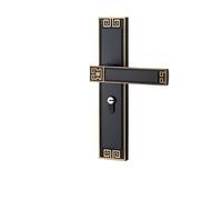 Chinese Style Magnetic Silent Double Swing Door Lock Bedroom Handle