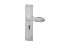 Chinese Style Magnetic Silent Double Swing Door Lock Bedroom Handle