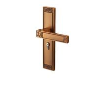 Chinese Style Magnetic Silent Double Swing Door Lock Bedroom Handle
